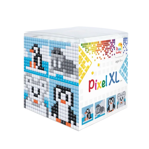 Polární zvířátka XL-4 podložky - Pixel