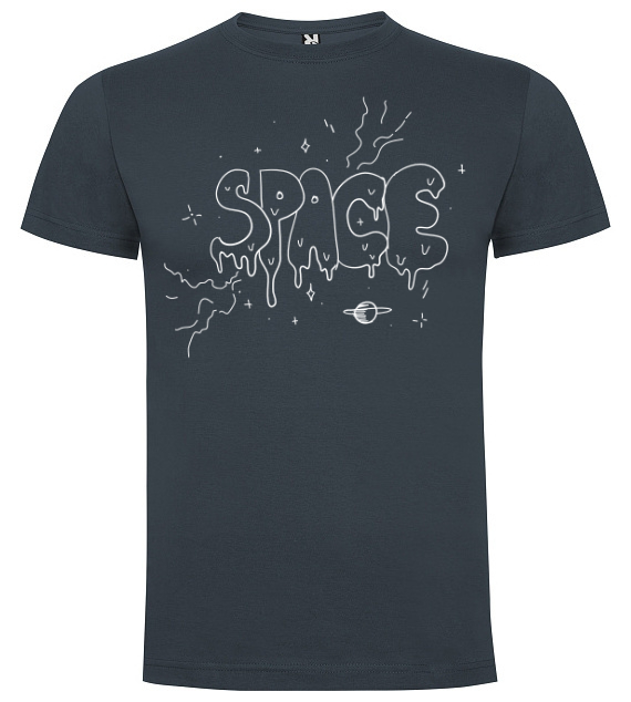 tričko s vlastním motivem, Ebenově šedá, M, Pánská / Unisex