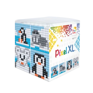 Polární zvířátka XL-4 podložky - Pixel