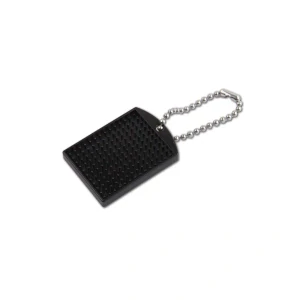 Náhradní klíčenka s řetízkem k pixel hobby černá