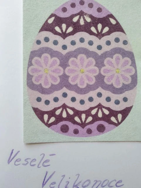 velikonoční VAJÍČKO III. / 15x12 cm