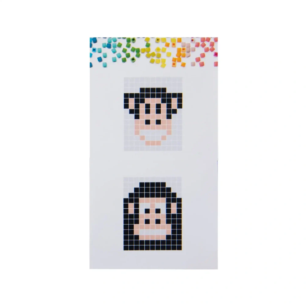 Pixel klíčenka opice 1ks