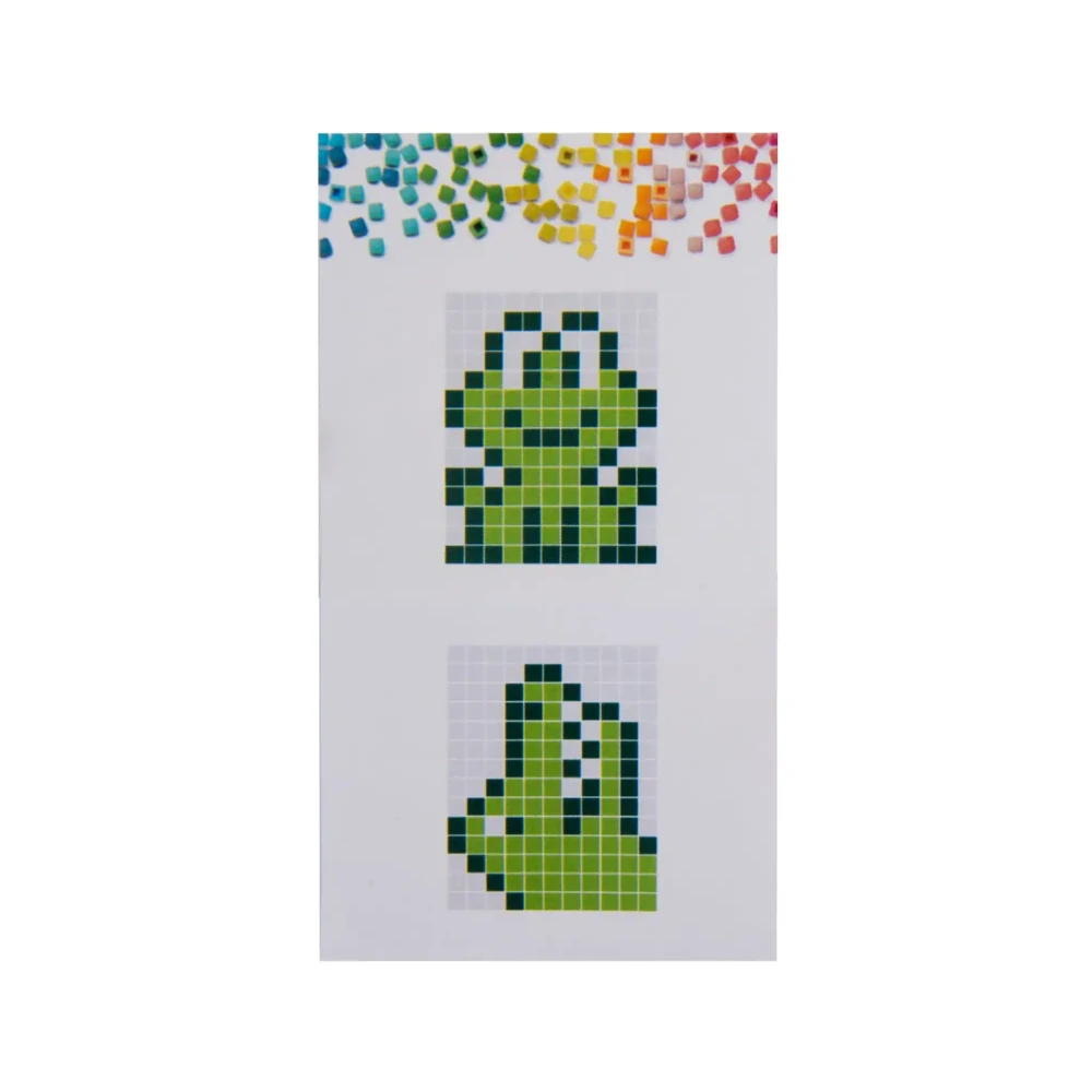 Pixel klíčenka žába nebo krokodýl 1ks