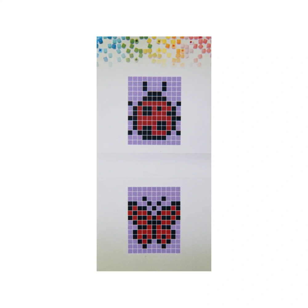 Pixel klíčenka beruška nebo motýl 1ks