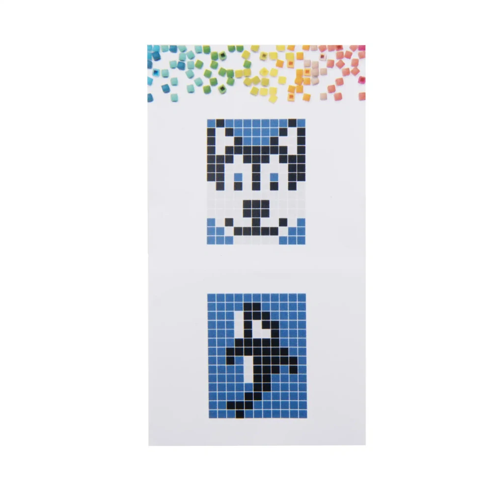Pixel klíčenka husky nebo kosatka 1ks