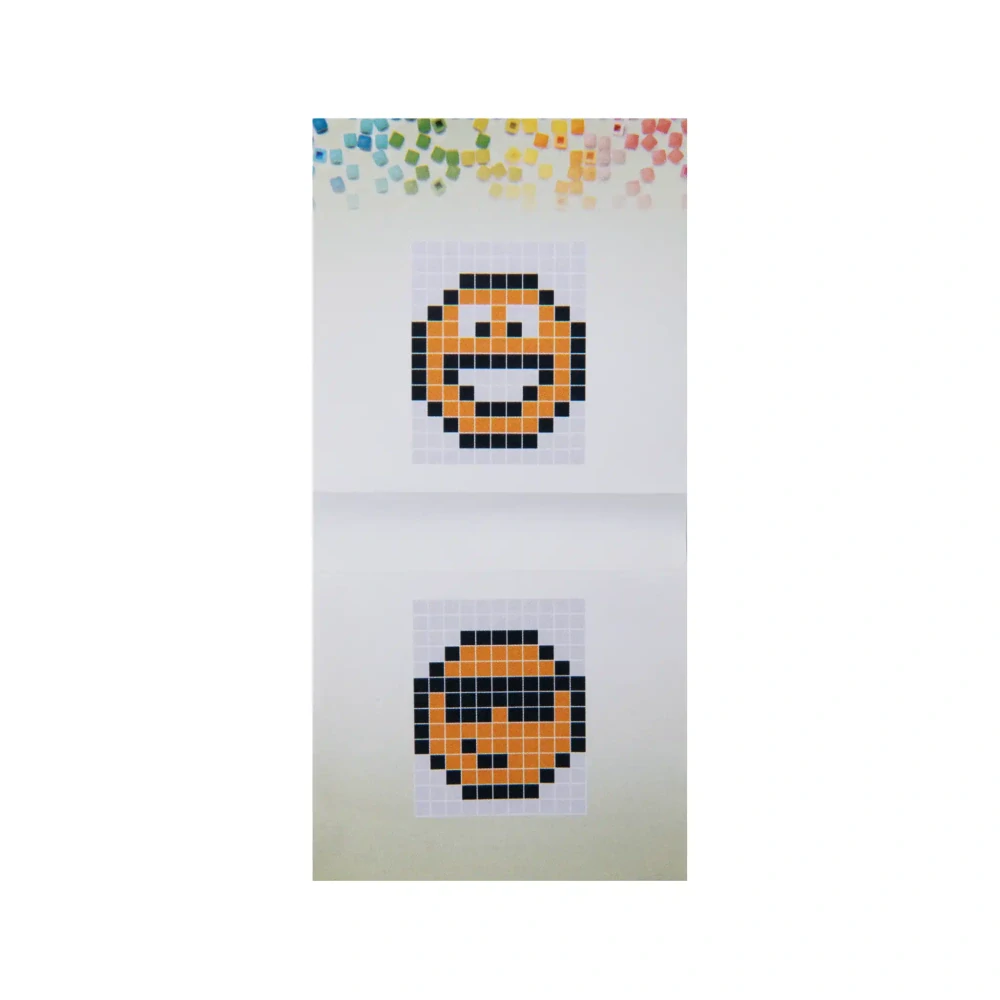 Pixel klíčenka smajlík 1ks
