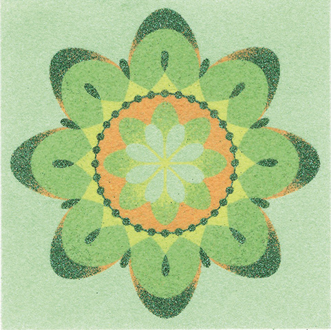 sada mandaly ZELENÉ / 10x10 cm
