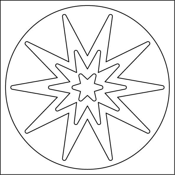 sada Vánoční HVĚZDY – ČERVENÉ /10x10 cm