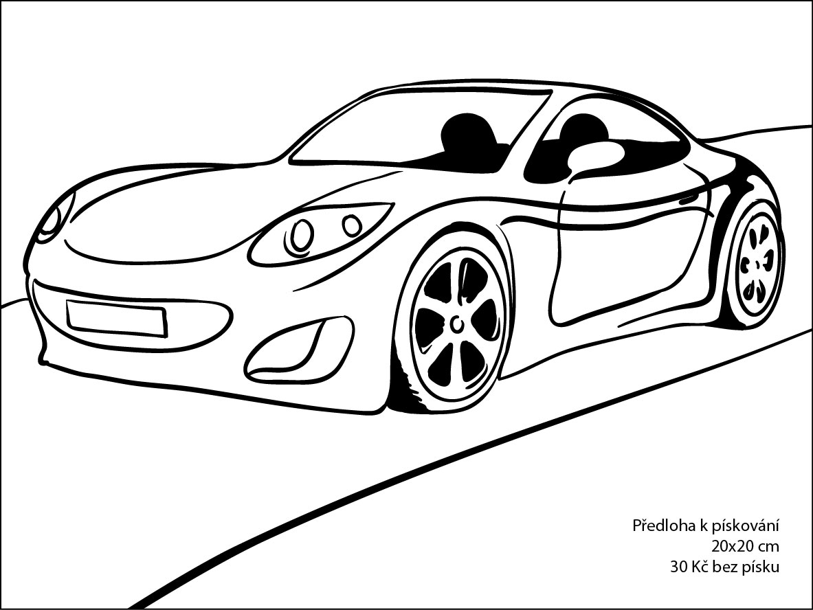 sada DRÁČEK, AUTO, LETADLO, JEŠTĚR, KŮŇ / 15x20 cm