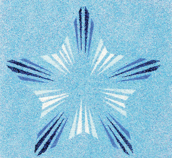 HVĚZDA E3 / 10x10 cm