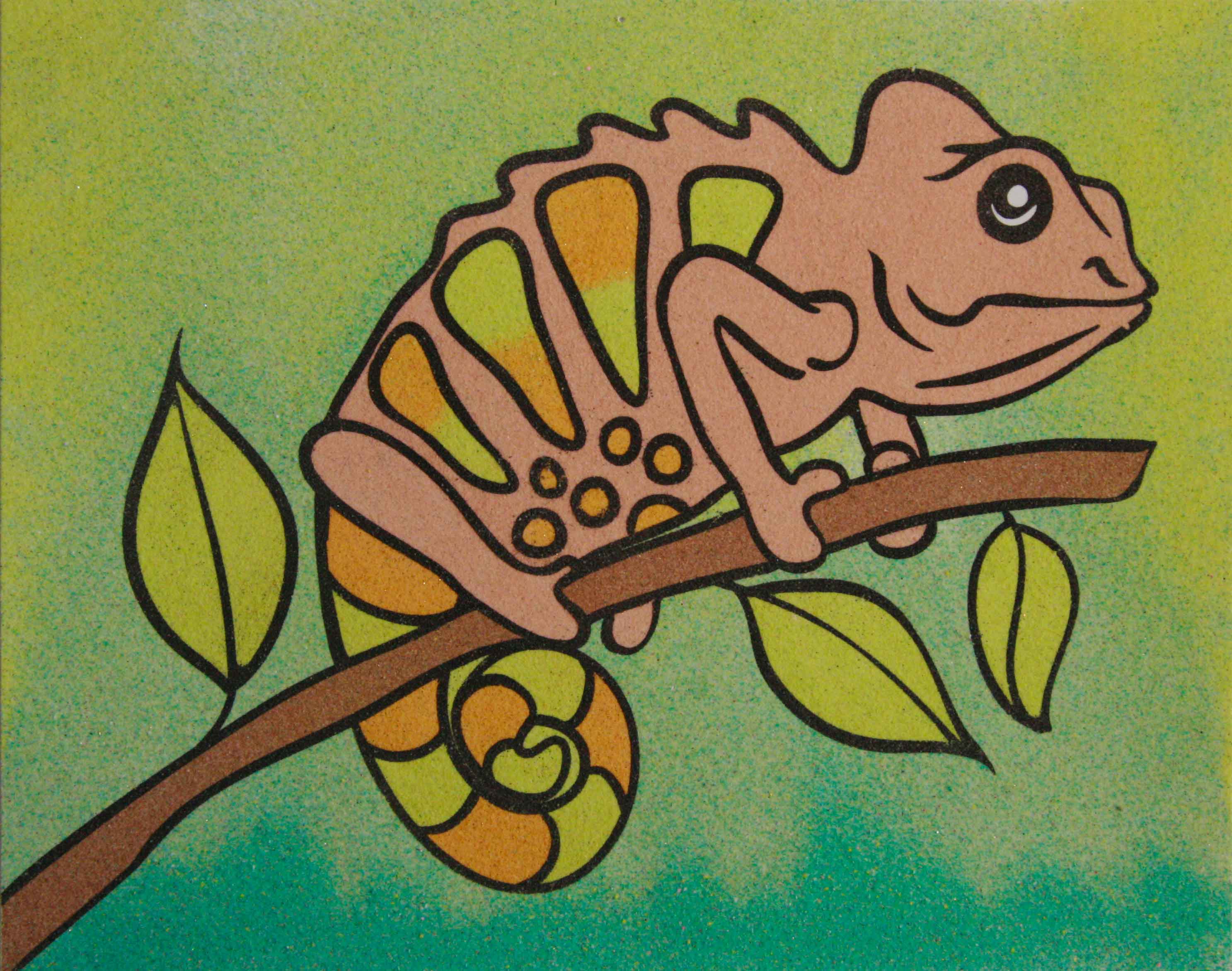 CHAMELEON I. / 25x20 cm