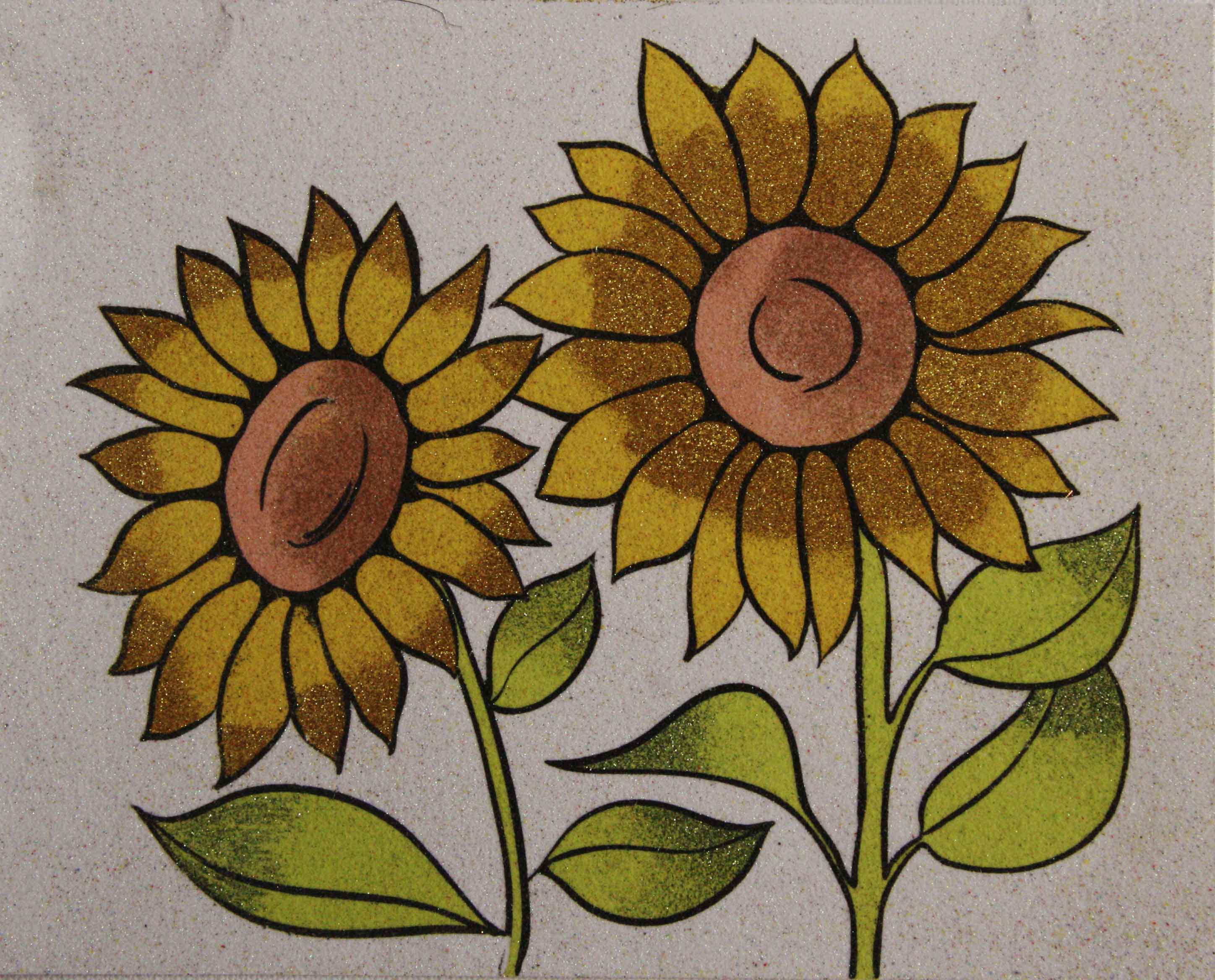 SLUNEČNICE / 25x20 cm