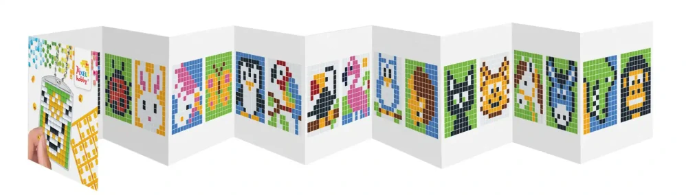 Sada Pixel klíčenky zvířátka 3ks