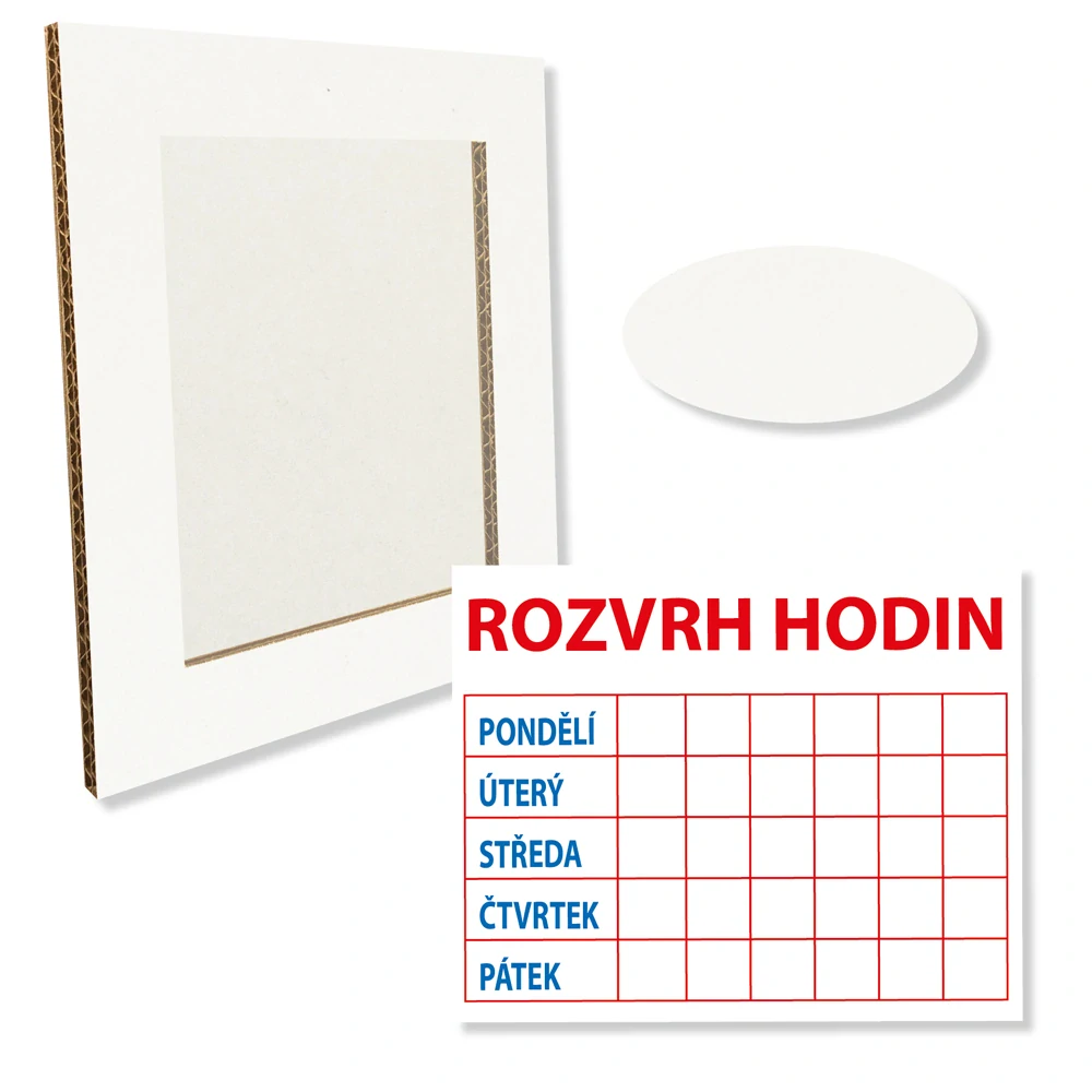 Rozvrh hodin - Pejsek a kočička