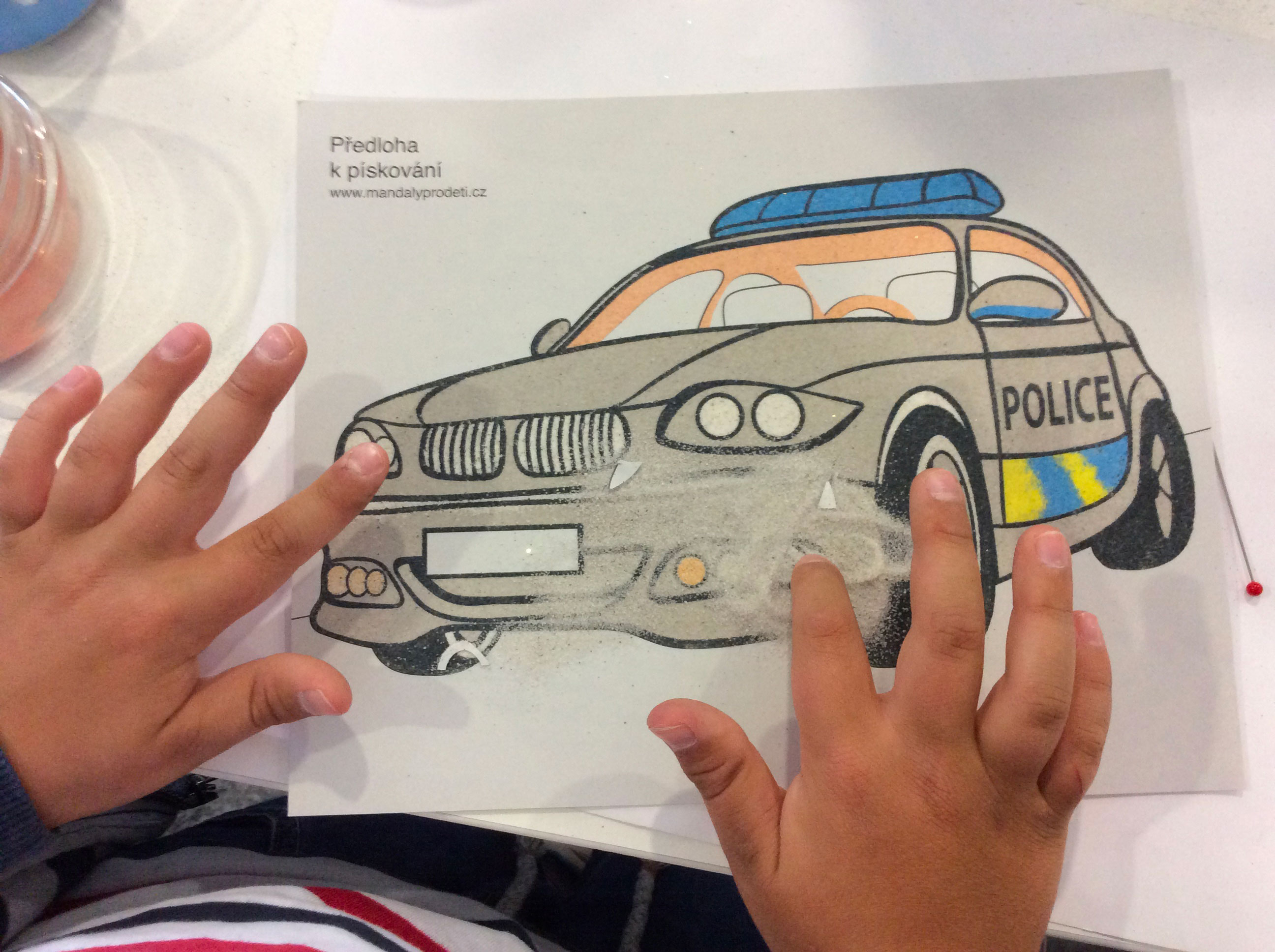 BMW police / 25x20 cm