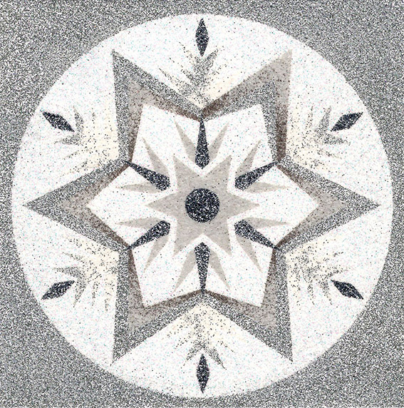 hvězda E1 / 10x10 cm