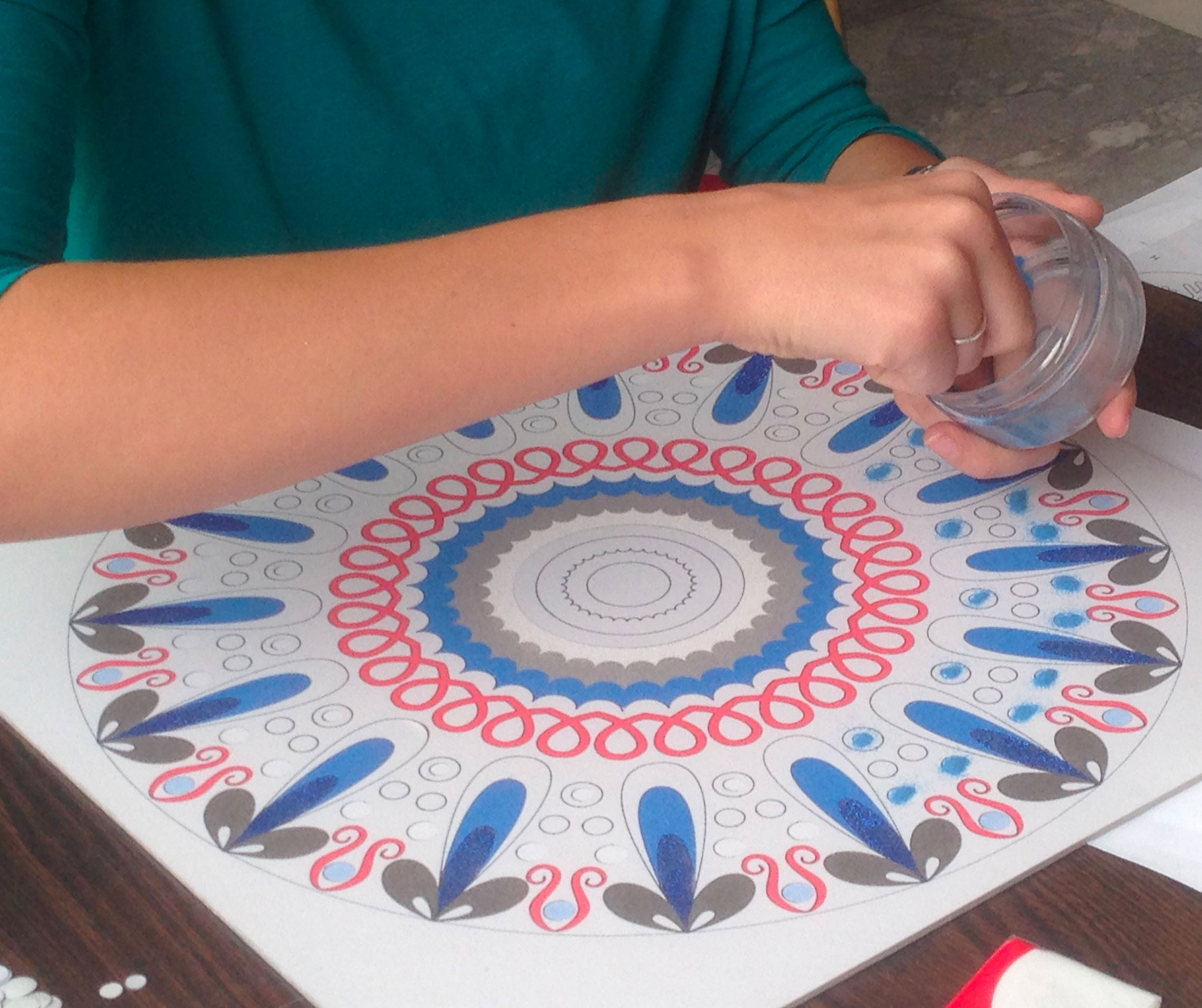 MANDALA 21. / 30x30 cm