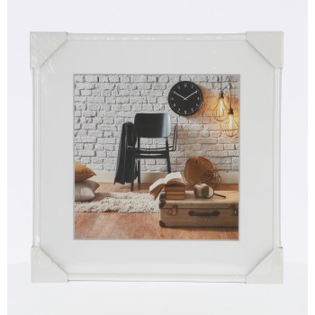 Rámeček bílý plast 40x40 cm