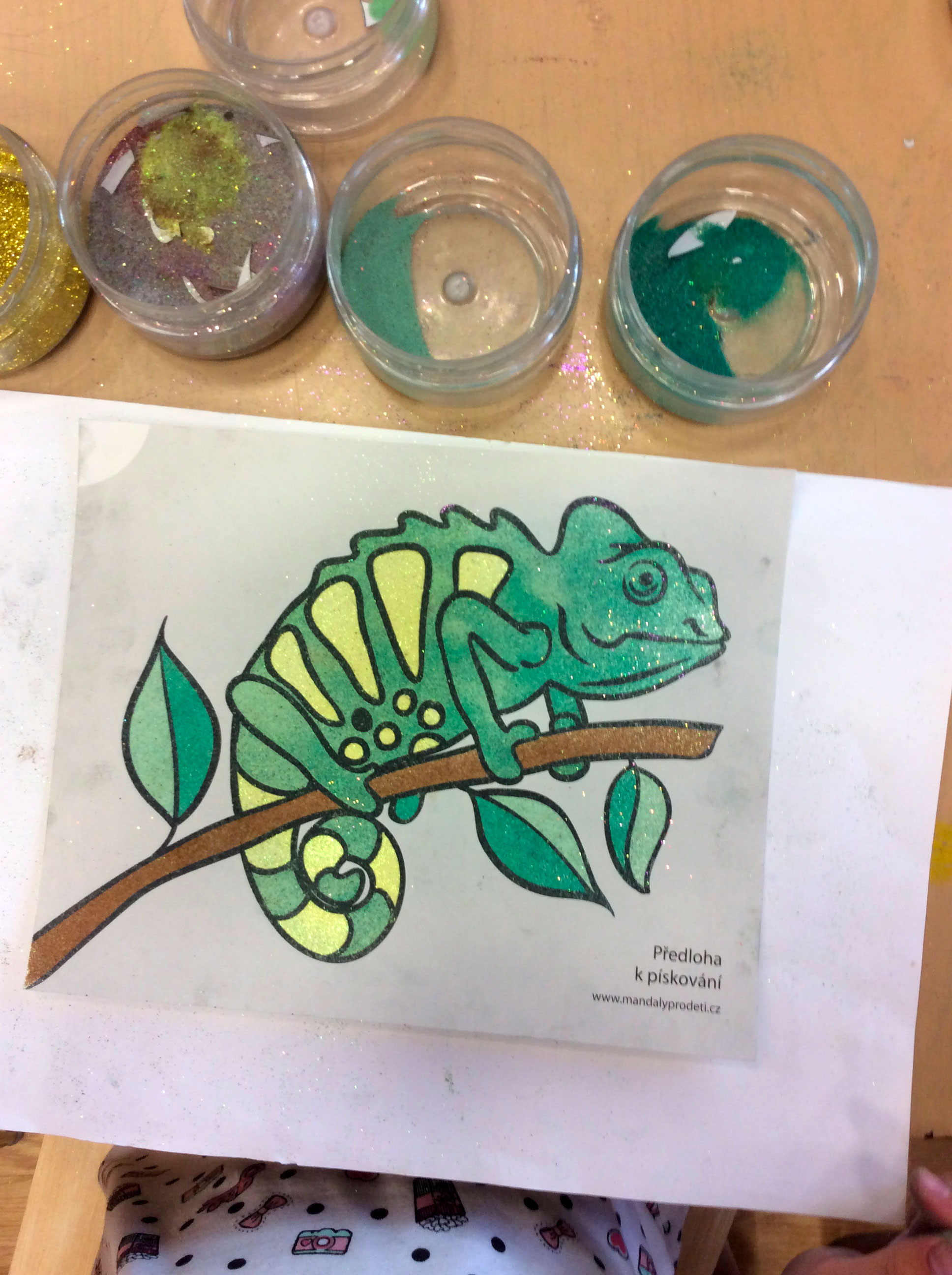 CHAMELEON I. / 25x20 cm
