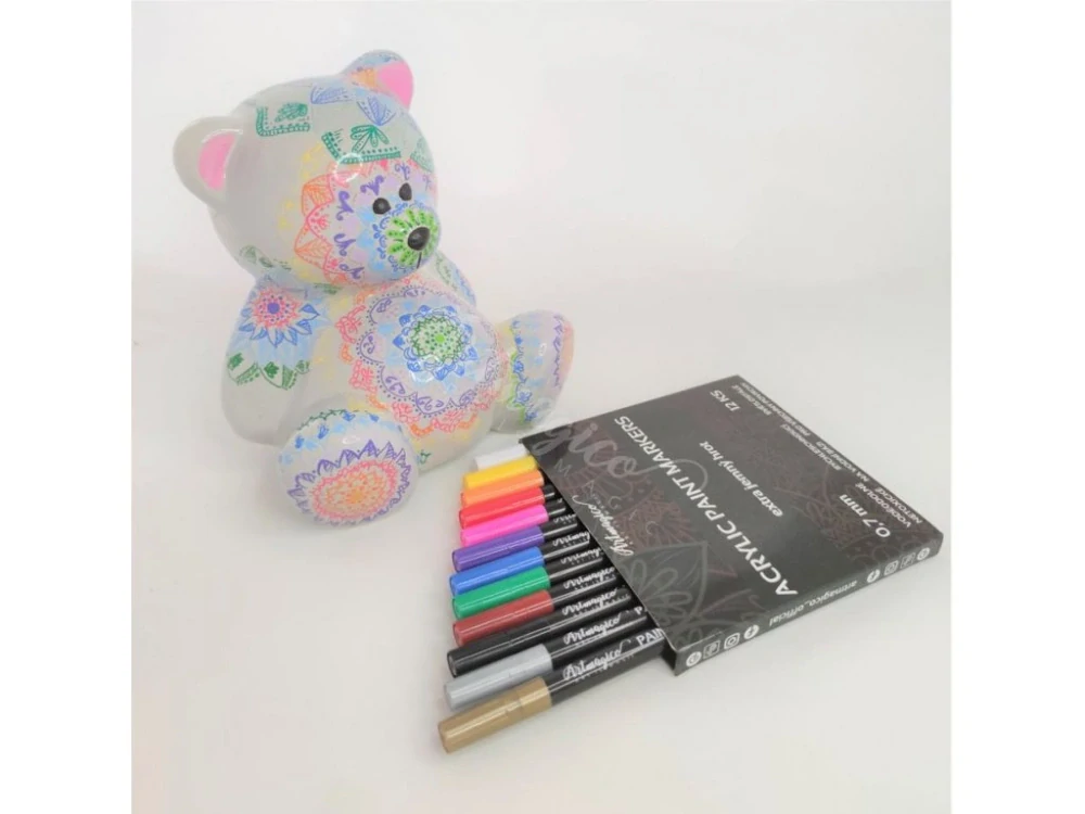 Akrylový popisovač s Extra jemným hrotem (0,7 mm) 12 ks 