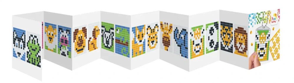 Sada Pixel klíčenky zvířátka 3ks