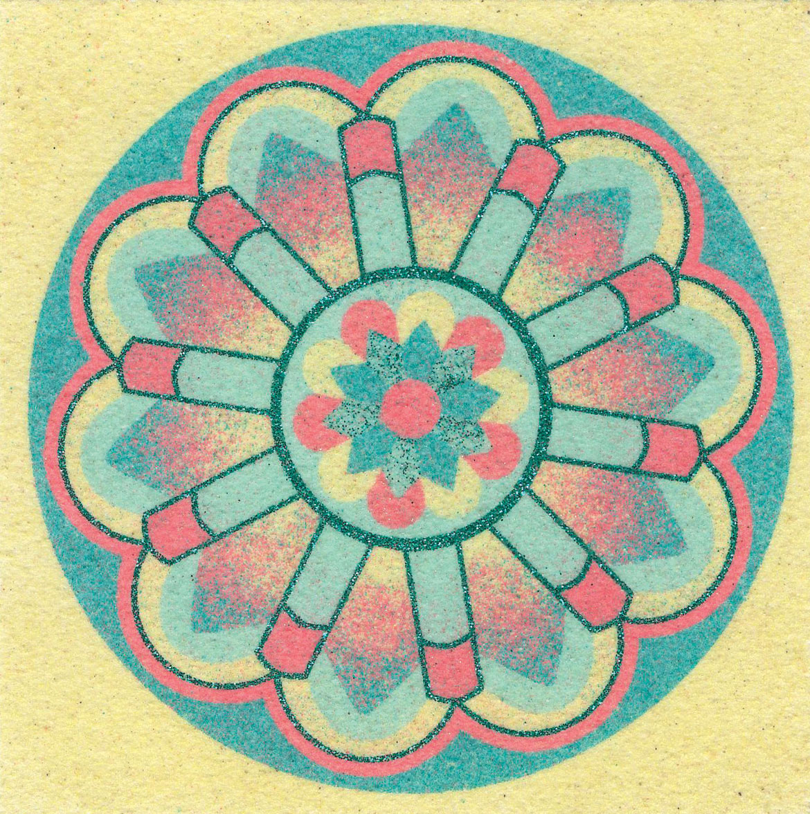 sada mandaly MÁTOVÉ / 10x10 cm 