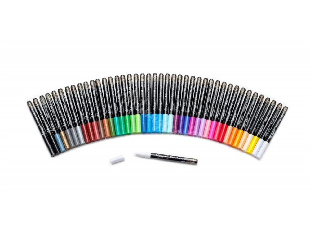 Akrylový popisovač s Extra jemným hrotem (0,7 mm) 42 ks 