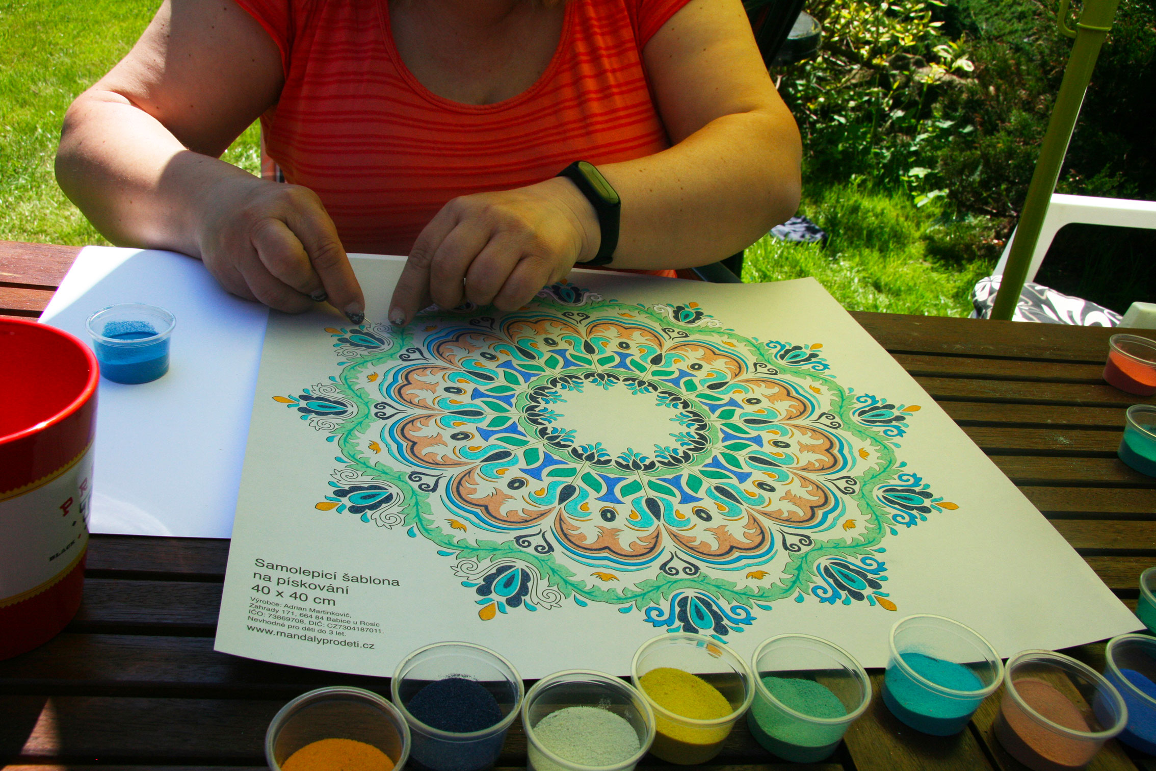 MANDALA / 40x40 cm