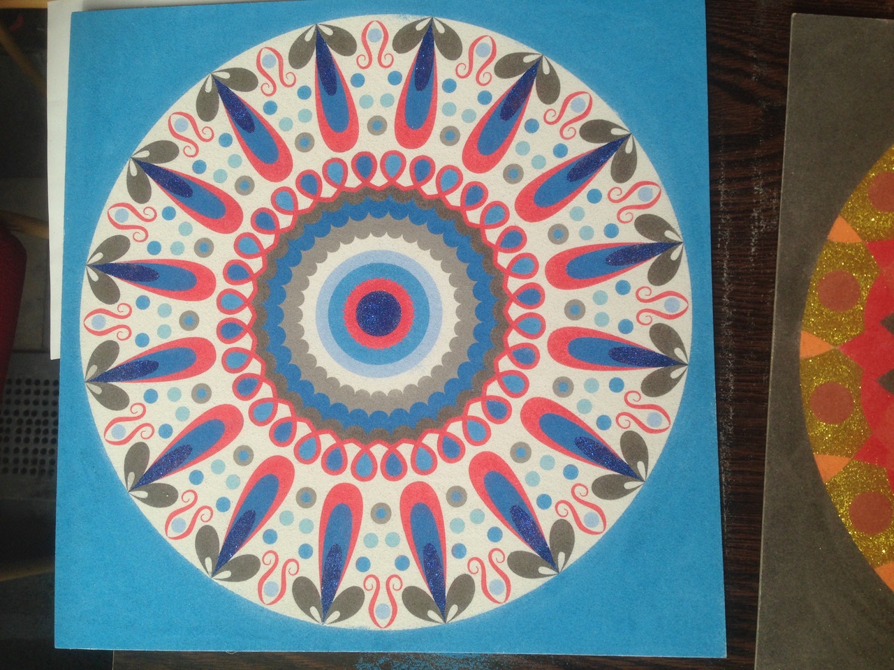 MANDALA 21. / 30x30 cm