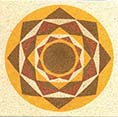 sada mandaly – ORANŽOVÉ / 10x10 cm