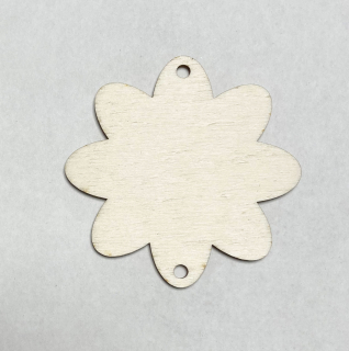 Kytička bez středu / 8,5x8,5 cm
