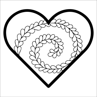 SRDCE s1. / 10x10 cm