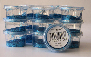 glitr modrá / 6g