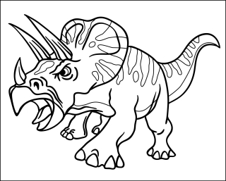TRICERATOPS / 15x12 cm