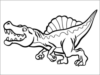 SPINOSAURUS / 20x15 cm