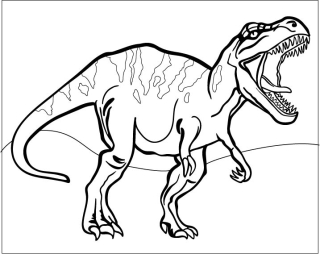 TYRANOSAURUS / 25x20 cm