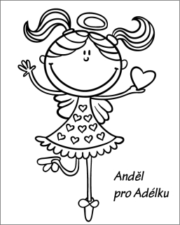ANDĚL pro Adélku / 20x25 cm