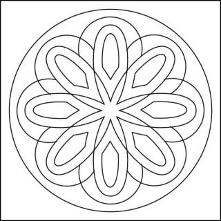 mandala M / 10x10 cm