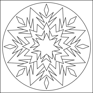 hvězda B2 / 10x10 cm
