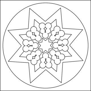 HVĚZDA C2 / 10x10 cm