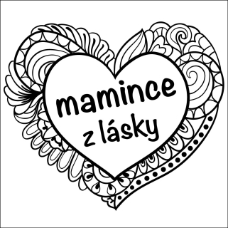 SRDCE z lásky I. / 20x20 cm