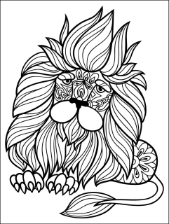 LEV zentangle / 15x20 cm
