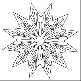 HVĚZDA G3 / 10x10 cm