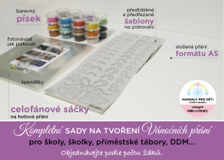 Vánoční přání ZVONKY / sada pro školy