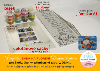 Vánoční přání ANDĚLKA 3. / sada pro školy
