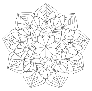 MANDALA 26. / 20x20 cm