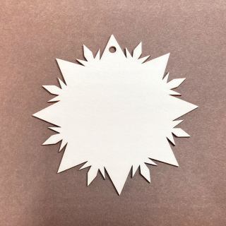 Hvězdička z překližky 2. / 9x9 cm